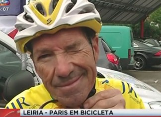 Ciclista de Leiria com 62 anos vai pedalar de Lisboa a Paris em 8 dias