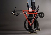 Halbrad: A meia bicicleta, completamente funcional.