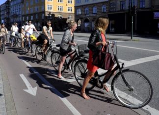 Copenhaga já combate engarrafamentos de bicicletas