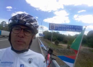 Hélder Batista, que partiu para a Rússia em bicicleta, já chegou ao país!